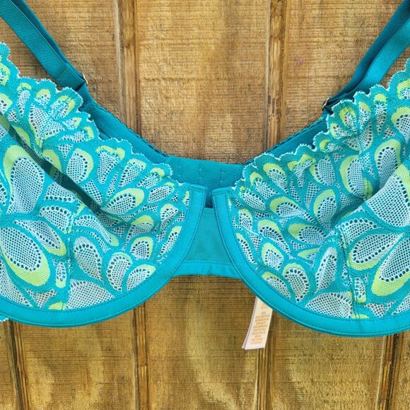 Savage X Fenty Savage Not Sorry Unlined Balconnette Bra Womens Size 38DD - Picture 3 of 9